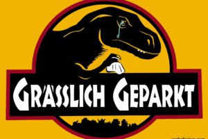 15 Parksticker "Grässlich geparkt" inkl. Versand